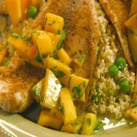 Moroccan-Style Tilapia with Cumin, Mango and Cilantro_image