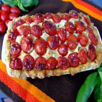 Zurie's Tomato and Cream Cheese Tart image