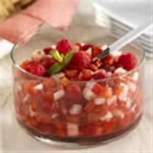 Tomato Raspberry Salsa image