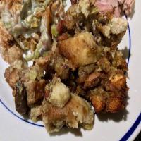 Bread Stuffing With Mushrooms And Bacon image