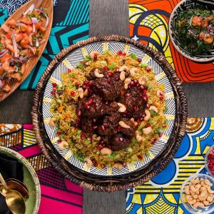 Wakandan Jeweled Vegetable Pilau With Berbere Braised Lamb Recipe by Tasty_image