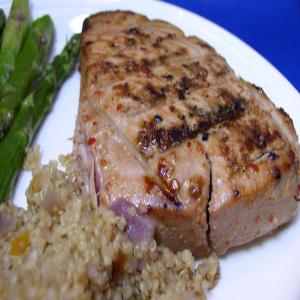Bek's Grilled Tuna Steaks Glazed With Ginger, Lime, and Soy OAMC_image