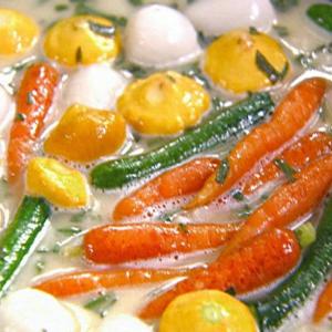 Baby Vegetables with Tarragon Nage_image