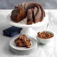 Gingerbread with Fig-Walnut Sauce_image