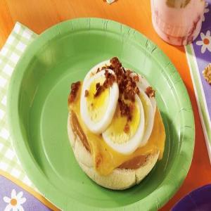 Egg and Bacon Topped Muffins image