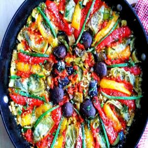 Vegetable Paella, Italian Style Recipe - (4.5/5)_image