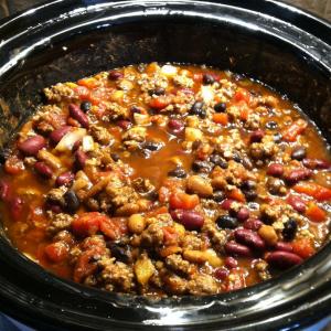 Slow Cooker 3-Bean Chili_image