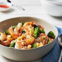 Spicy Shrimp Fried Rice with Broccoli image