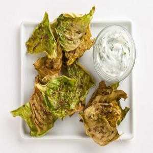 Caraway Cabbage Chips with Dill Yogurt - Bon Appétit_image