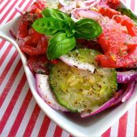 Sweet and Tangy Cucumber Salad image