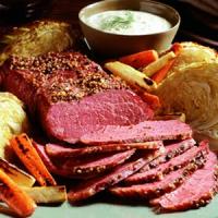 Oven Roasted Corned Beef with Mustard Brown Sugar Glaze Recipe - (4/5)_image