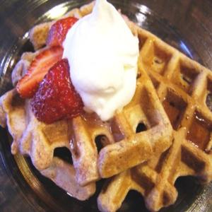 Good for You Strawberry Waffles_image