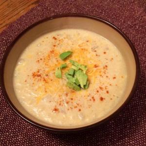 Potato Soup with Fish and Cheese_image
