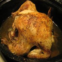 Oven-Roasted Chicken, With Roasted Garlic and French Bread image