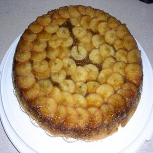 Walnut-Banana Upside-Down Cake image
