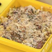 Spinach and Hot Ham Fake-Baked Pasta with a Crispy Top image