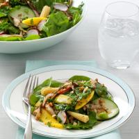 Wilted Shiitake Spinach Salad image