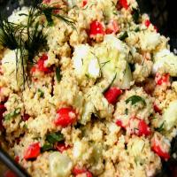 Couscous and Cucumber Salad With Buttermilk- Dill Dressing image