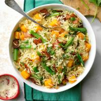 Orzo with Caramelized Butternut Squash and Bacon_image