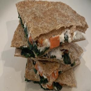 Roasted Carrot, Spinach And Goat Cheese Quesadilla Recipe by Tasty_image