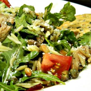 Chicken Florentine Salad with Orzo Pasta_image