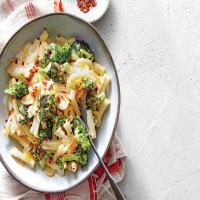 Pasta with Charred Broccoli, Feta, and Lemon_image