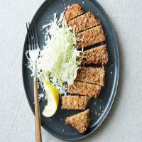 Sesame-Crusted Pork Cutlets With Cabbage_image
