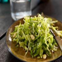 SHAVED BRUSSELS SPROUT SALAD W/PINE NUTS & LEMON_image