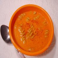 Creamy Greek Tomato Noodle Soup_image