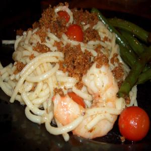 Spicy Garlic Shrimp and Tomato Spaghetti_image