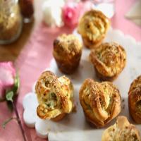 Cheesy Garlic Babka Muffins image