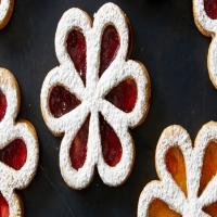 Linzer Flower Cookies_image
