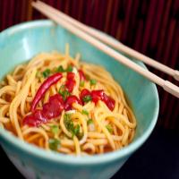 Egg Noodles With Soy Broth image