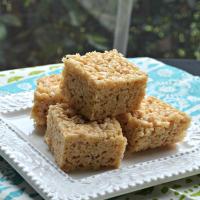 Salted Caramel Marshmallow Crispy Treats (Gluten Free)_image