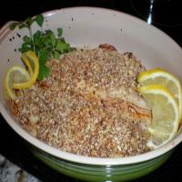 Baked Opakapaka (Snapper) Fillets With Macadamia Crust image