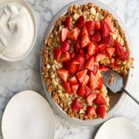 No-Bake Coconut Cream Pie with Strawberries and Pineapple image