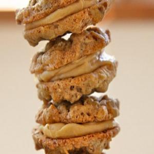 Oatmeal Sandwich Cookies with Creamy Peanut Butter image