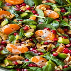 Pomegranate & Spinach Salad image