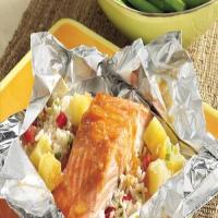 Grilled Caribbean Salmon Packs image