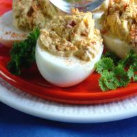 Deviled Eggs - Bacon and Cheese With a Kick image