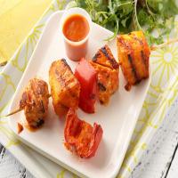 Pineapple & Spicy Salmon Kabobs image
