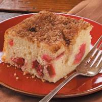 Rhubarb-Buttermilk Coffee Cake image