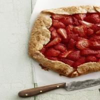 Rustic Strawberry Galette_image
