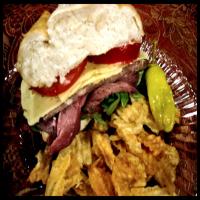 Picnic Roast Beef and Pepper-Jack Sandwich_image