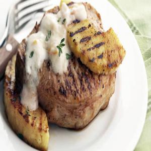 Skinny Orange Pork and Pineapple on the Grill image