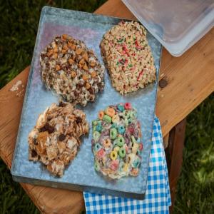 Camping Toasted Marshmallow Cereal Treats image