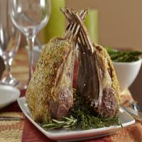 Herb-Crusted Rack of Lamb with Gravy image