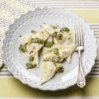 Four-Cheese Ravioli with Herb Pesto image