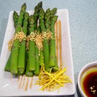 Hot or Cold Sesame Asparagus image