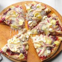 Cranberry, Brie & Turkey Pizza image